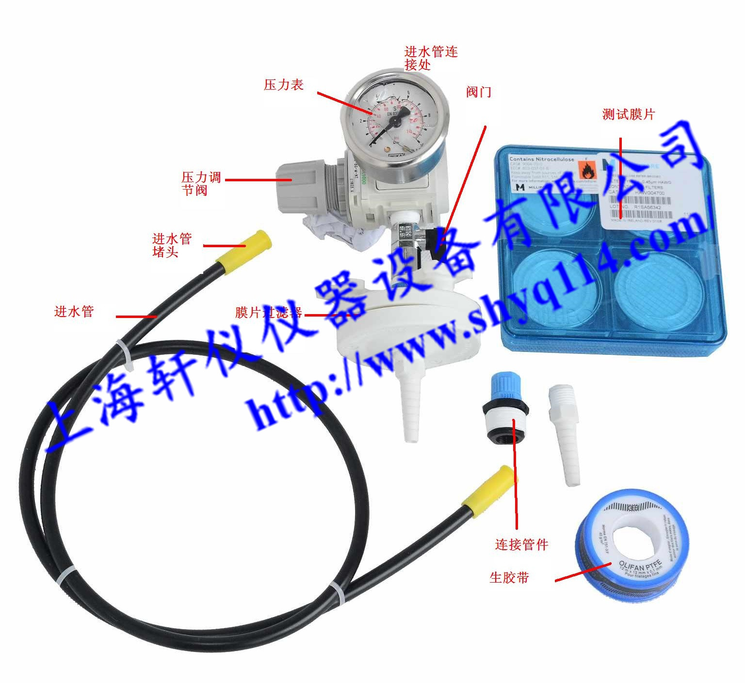 美国Millipore ZLFI00001手动便携式SDI污染指数测定仪的产品特征